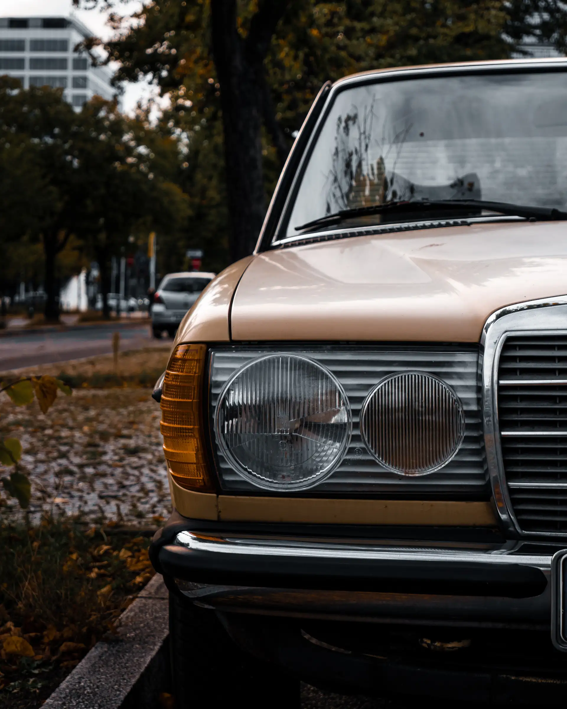 Classic European vintage car